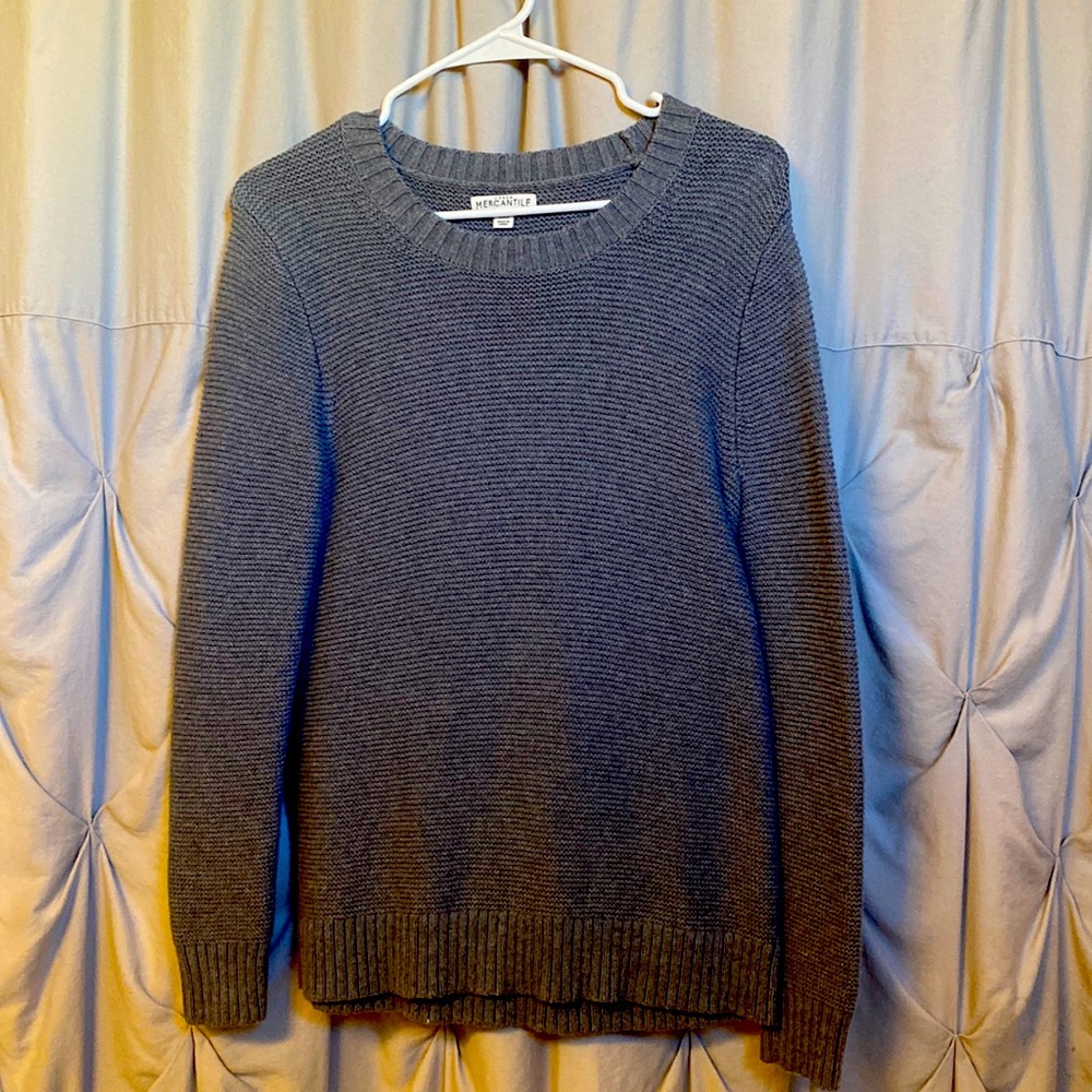 Grey oversized sweater